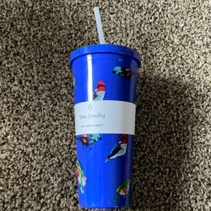 Very Bradley bird tumbler